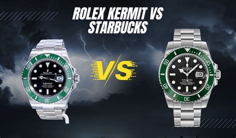 rolex kermit vs starbucks